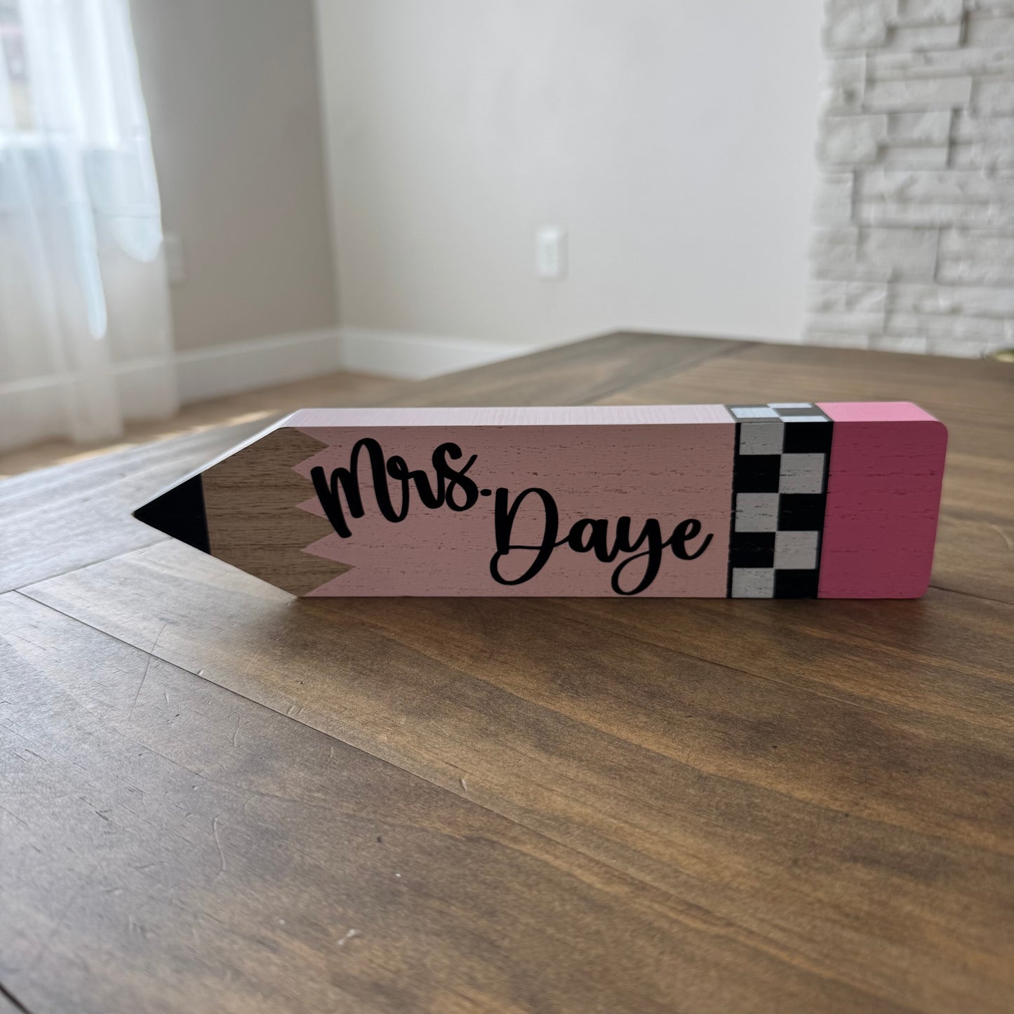 Personalized Wooden Pencil