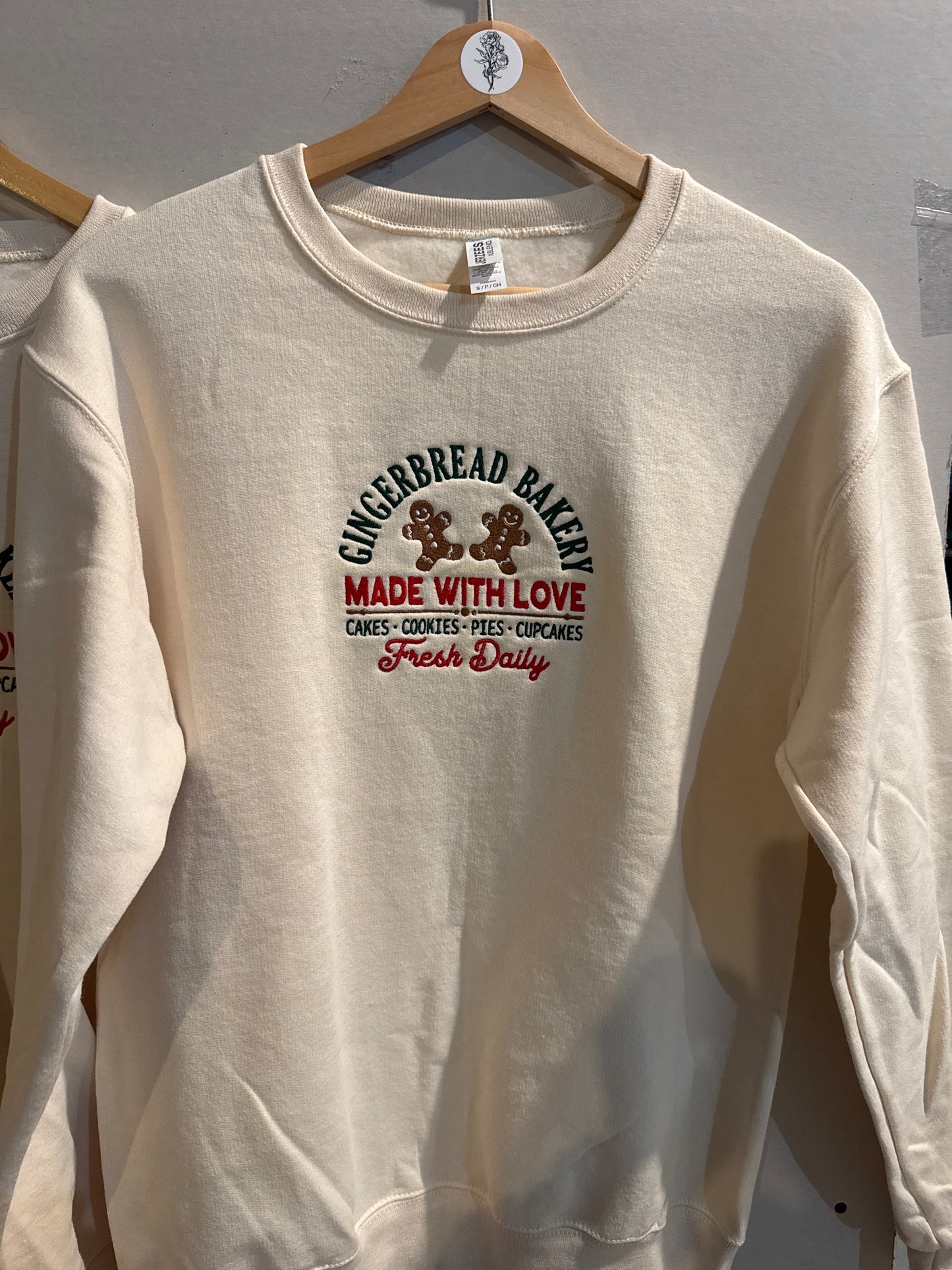 Embroidered Bakery Crewneck