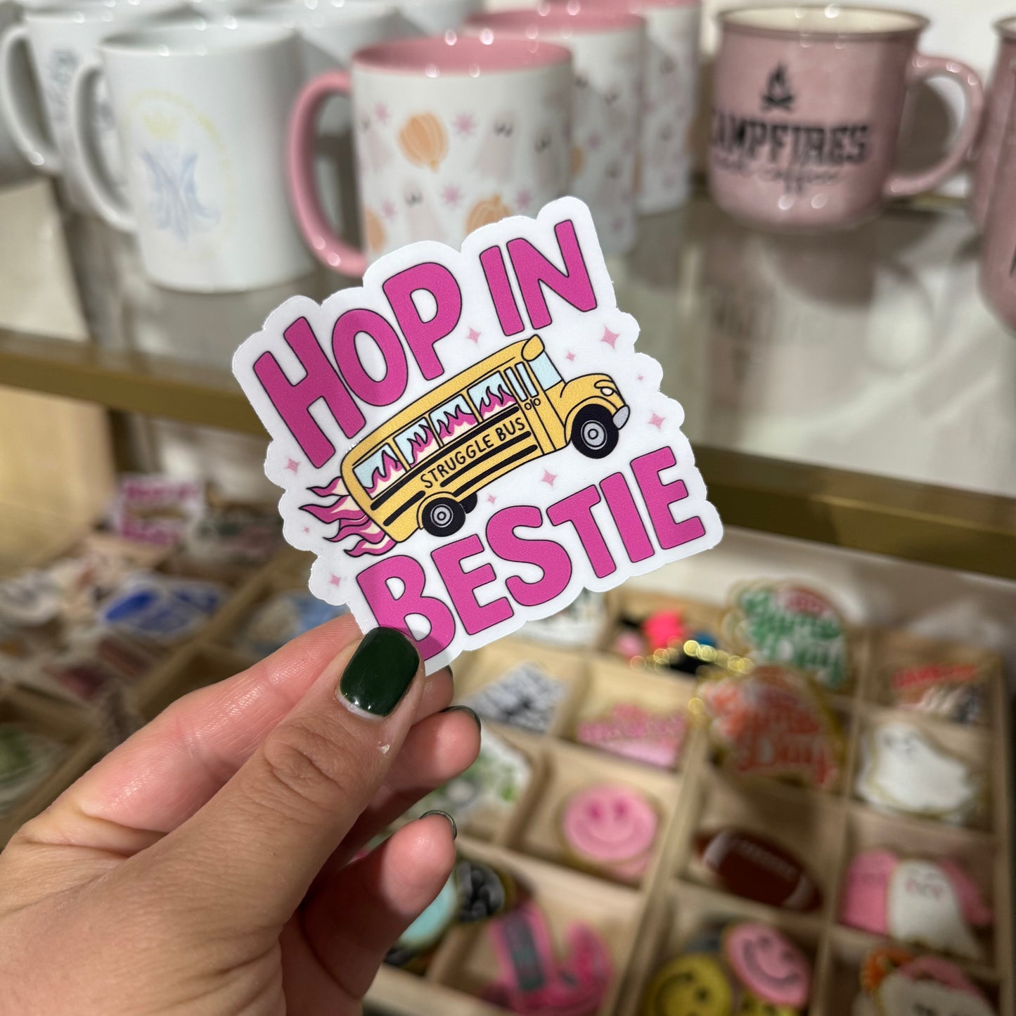 Struggle Bus Sticker