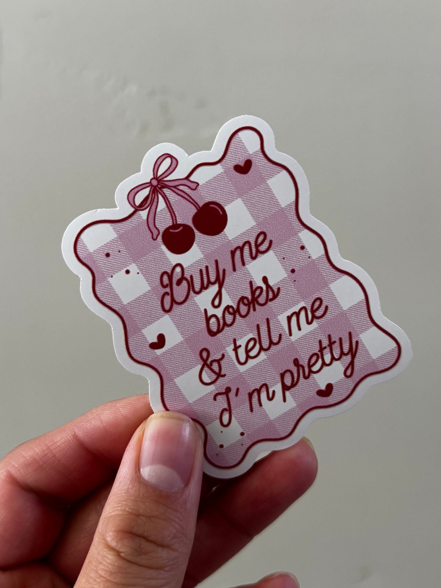 Buy Me Books Sticker
