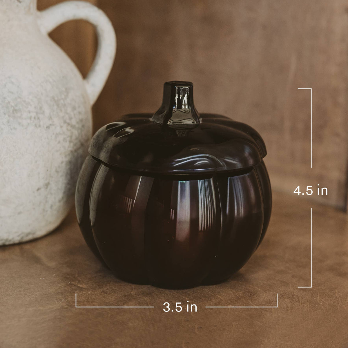 Hello Fall Soy Candle, 20 oz Pumpkin Jar - Fall Decor