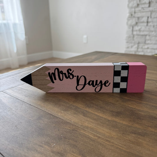 Personalized Wooden Pencil