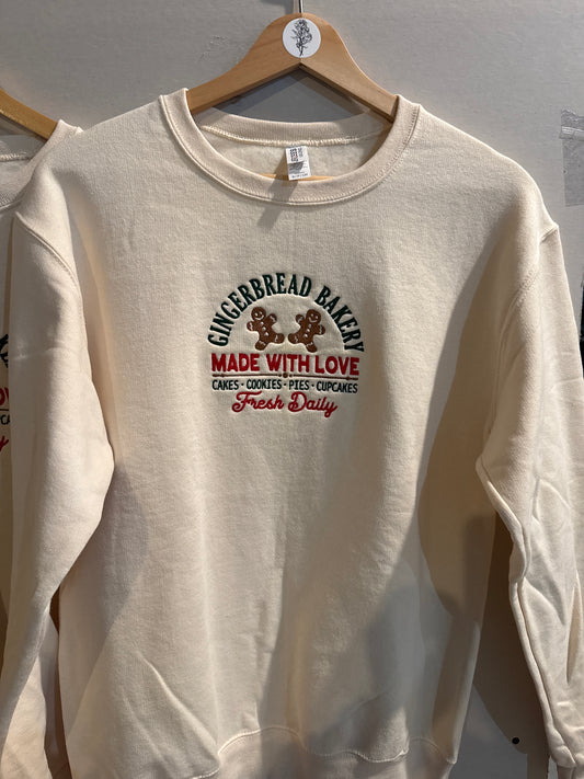 Embroidered Bakery Crewneck