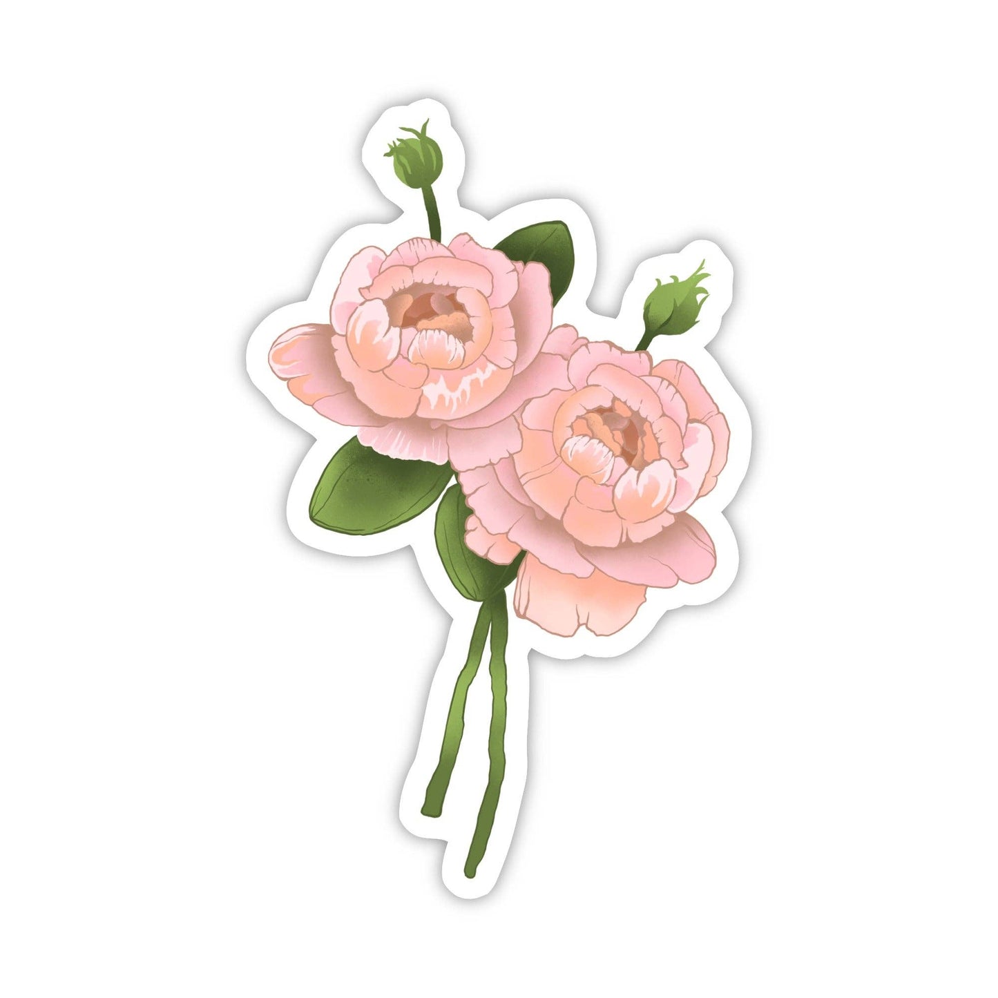 Peony Flower Sticker
