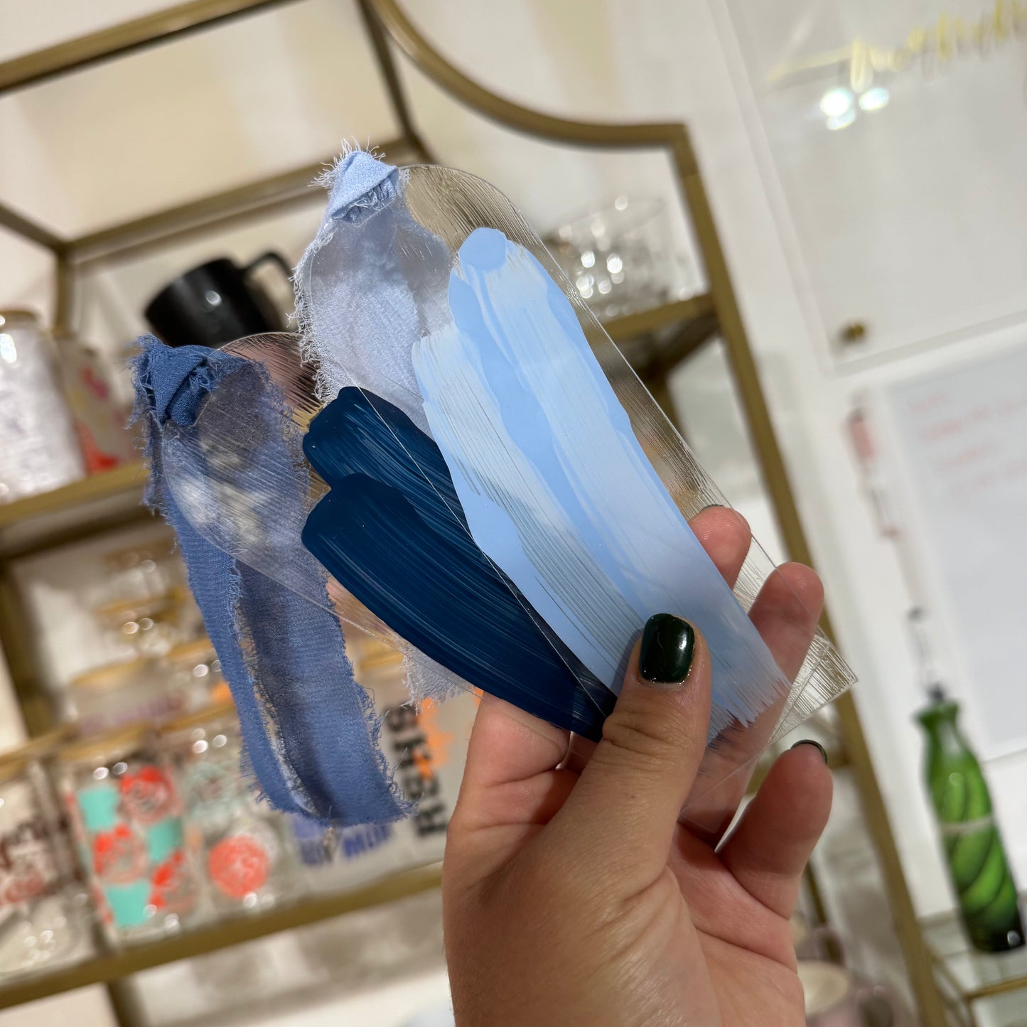 Painted Acrylic Bookmark