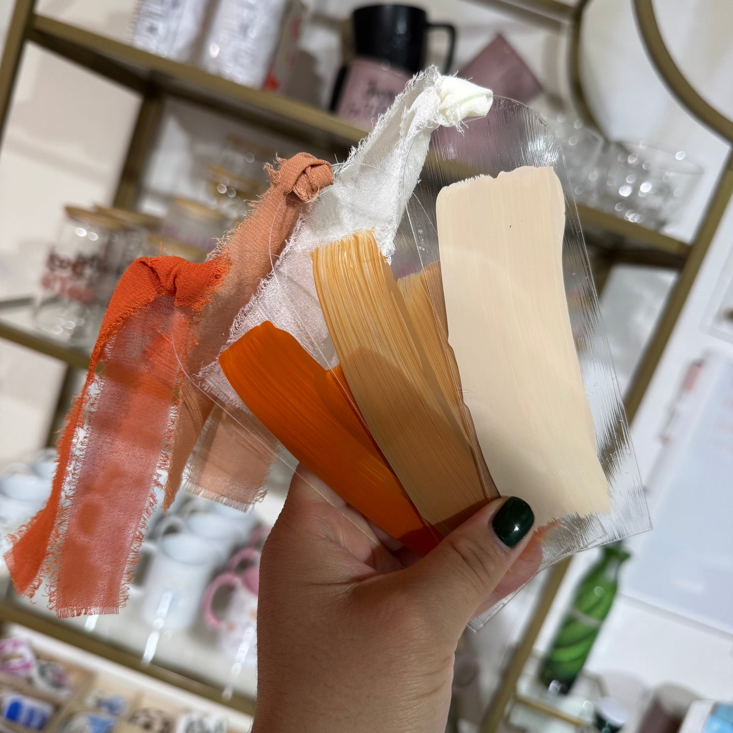 Painted Acrylic Bookmark