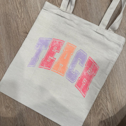 Teach Canvas Tote Bag