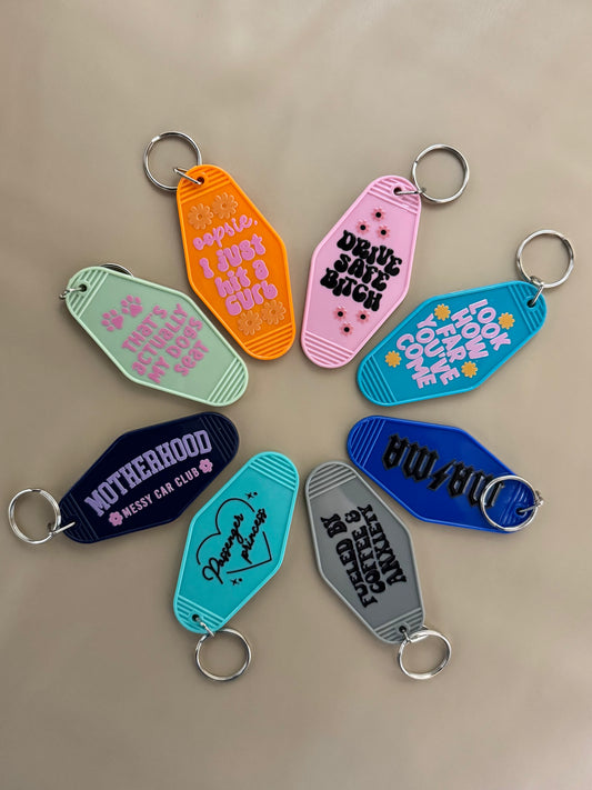 Motel Keychain
