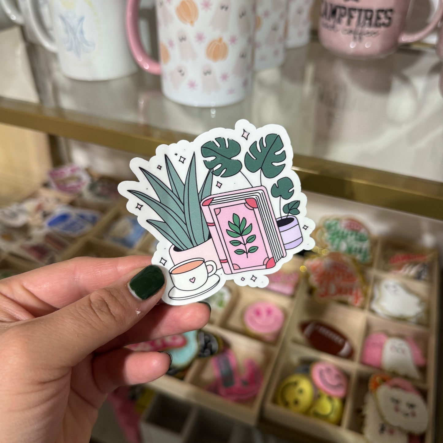 Plant Book Sticker