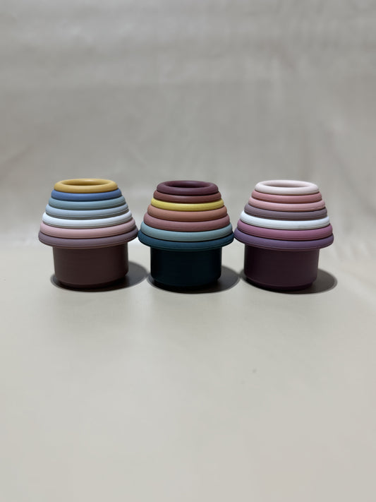 Silicone Stacking Cups