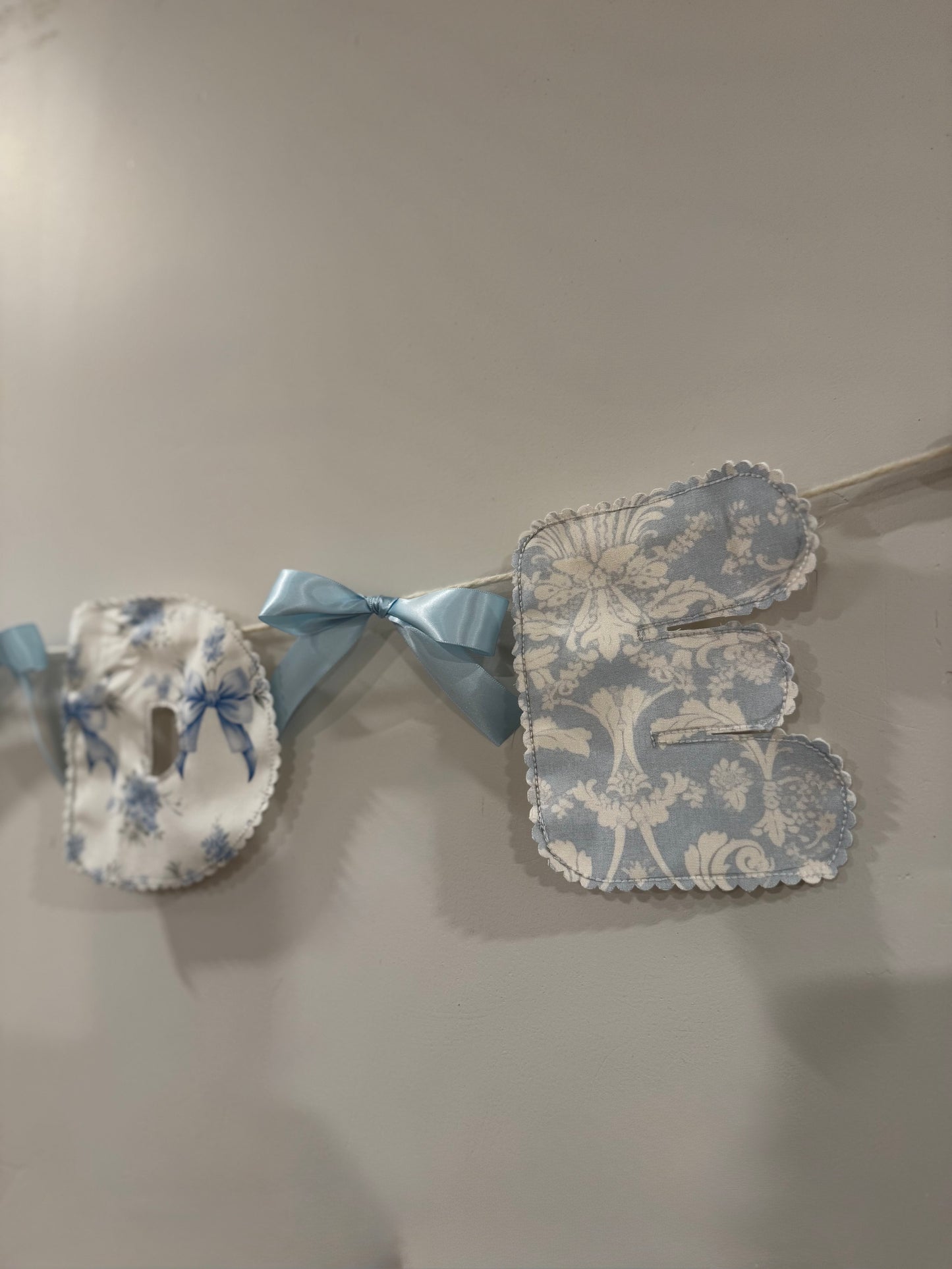 “BRIDE” Fabric Banner