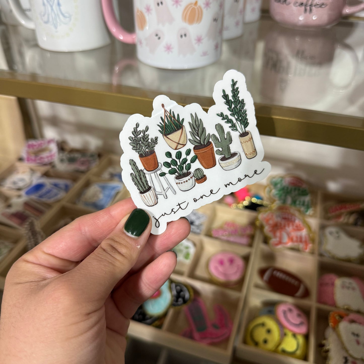 Just One More Plant Sticker