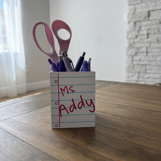 Personalized Pencil Holder