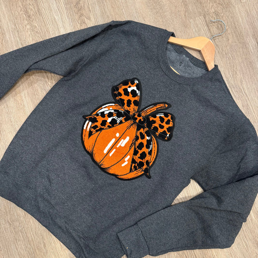 Coquette Pumpkin Crewneck
