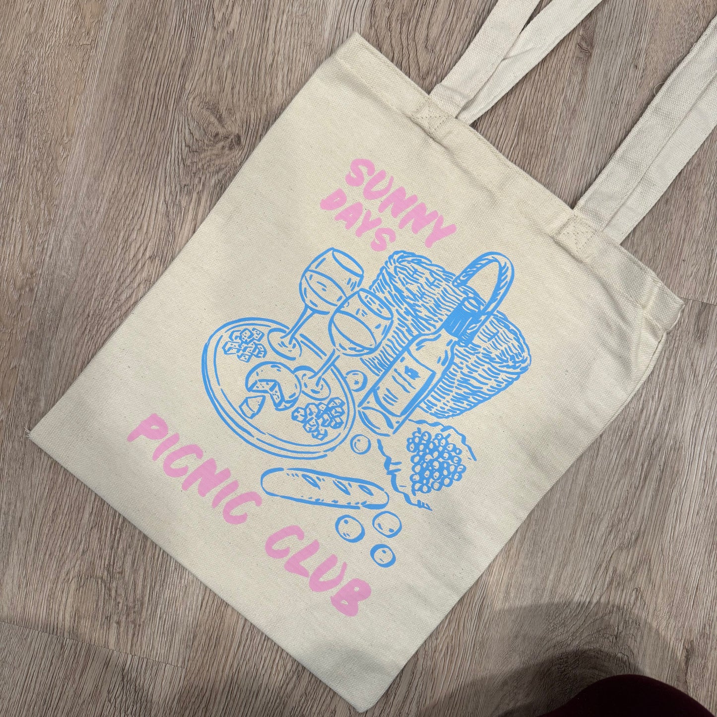 Picnic Canvas Tote Bag