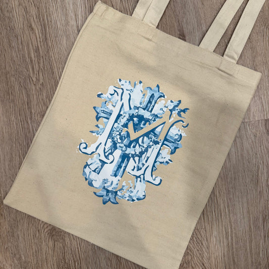 Marian Cross Canvas Tote Bag