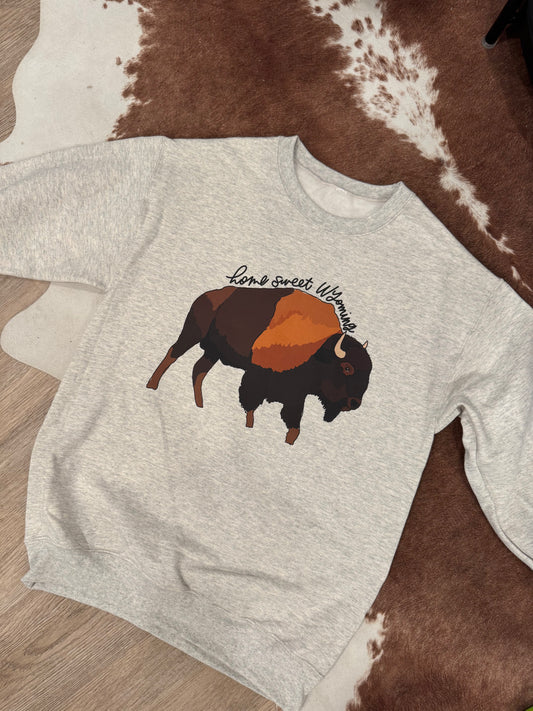 Home Sweet Wyoming Crewneck