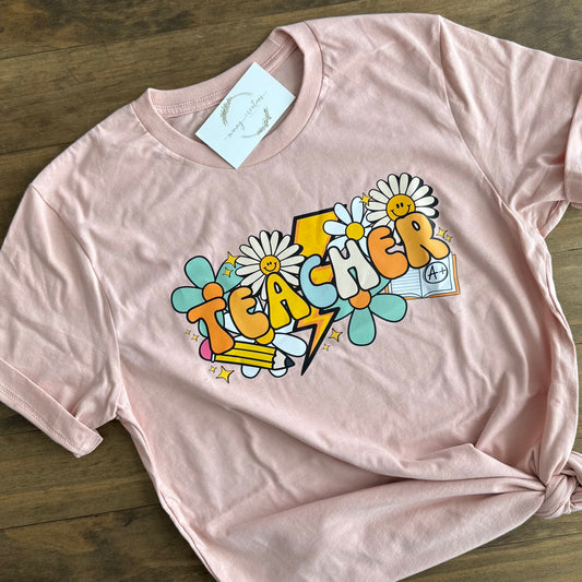 Groovy Teacher T-Shirt