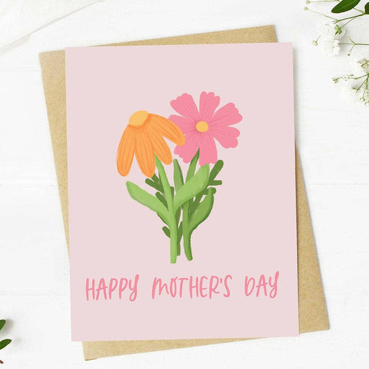 Happy Mother's Day Flowers Mother's Day Card